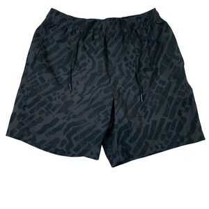 Chubbies Men Ultimate Training Shorts Black Abstract Pineapple Liner 7" Inseam M